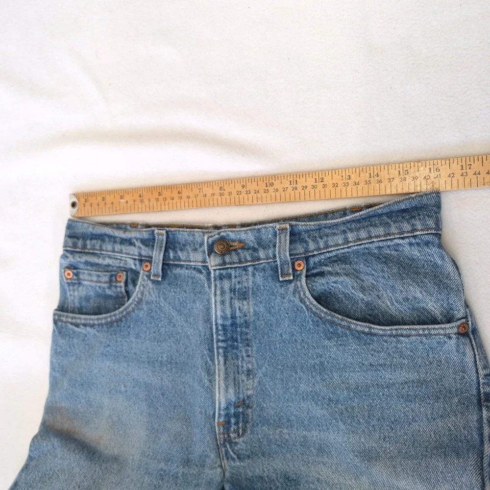 Levi 550 Relaxed Fit Jeans Blue W33 L32 Vintage 90s Tapered Leg Denim Workwear